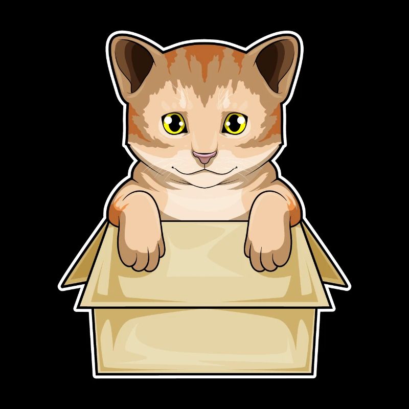 Katze Karton
