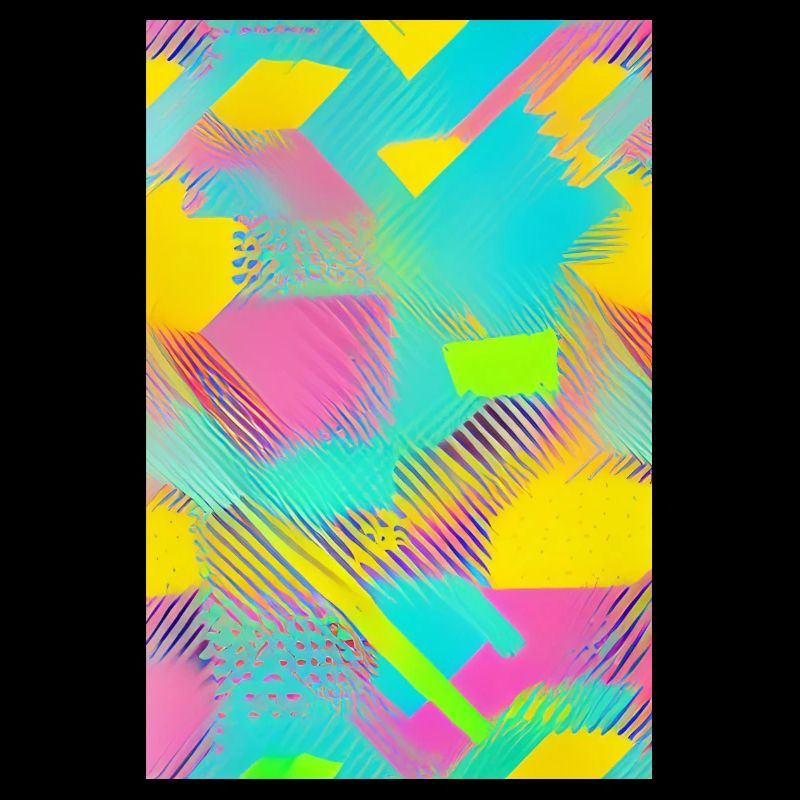 Retro Muster Bunt