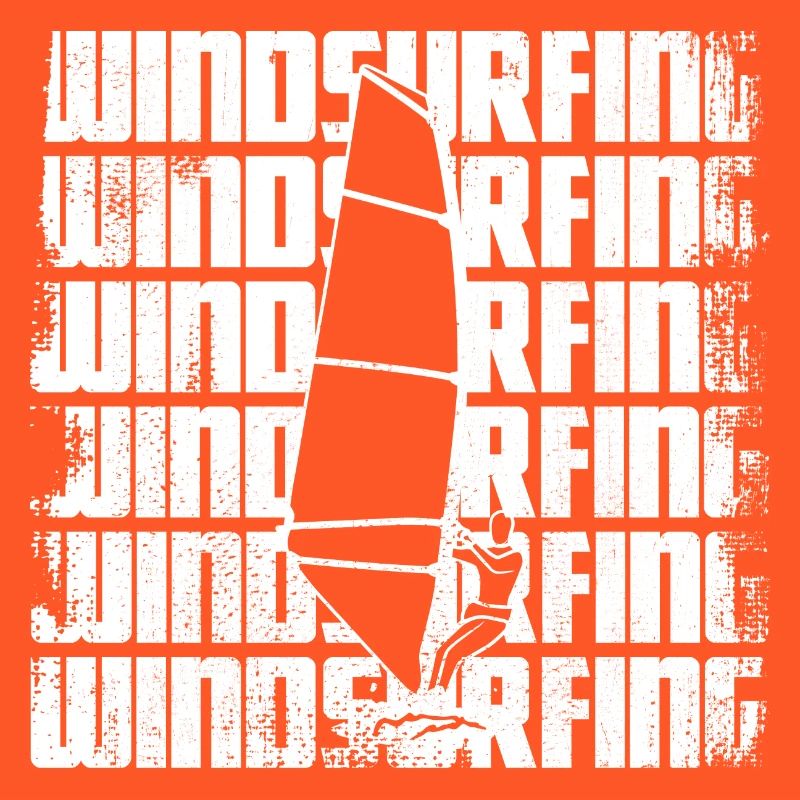 Funny windsurfer