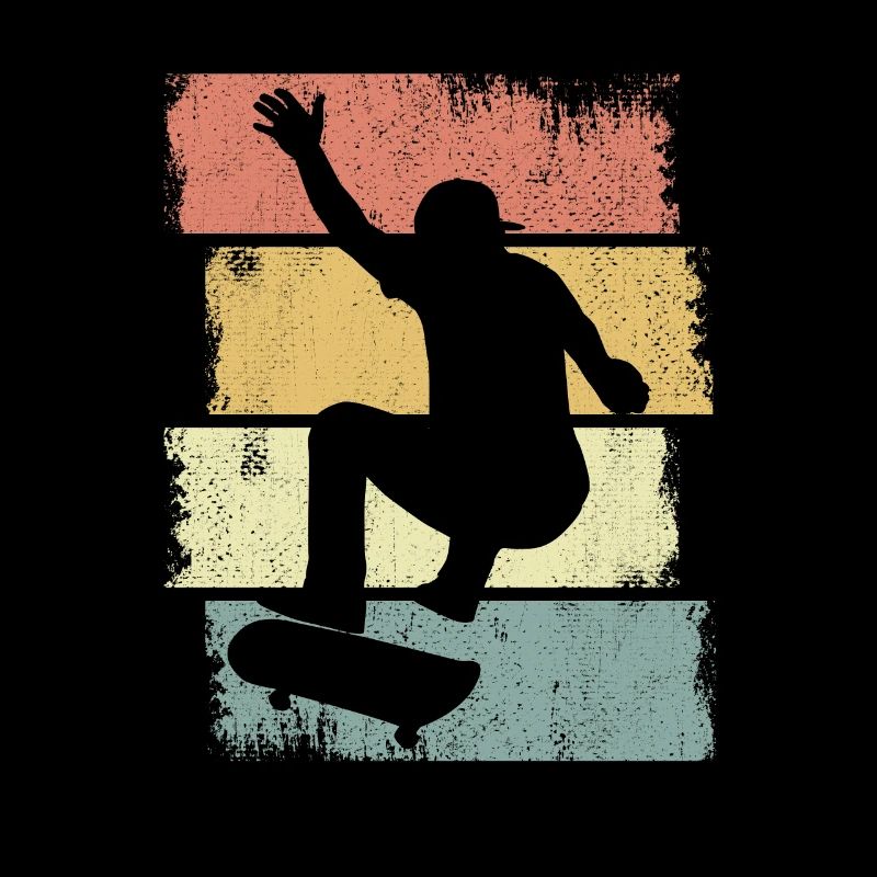Dessin de garçon de skateboard