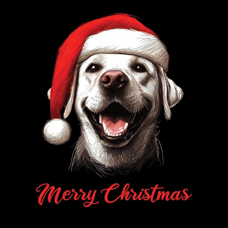 Merry Christmas - Labbi Labrador Weihnachten
