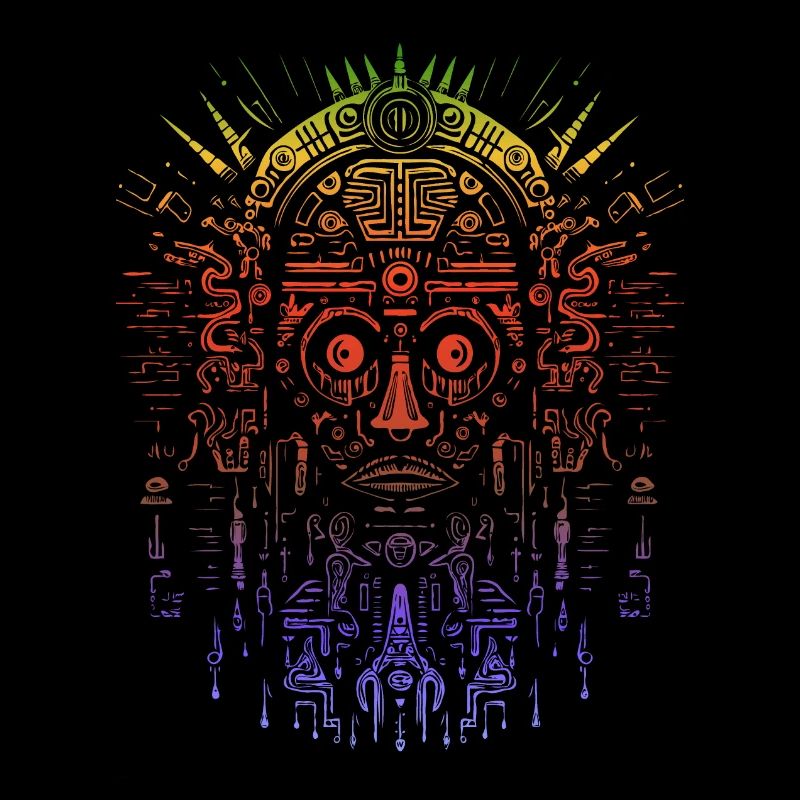 Azteken-Maske