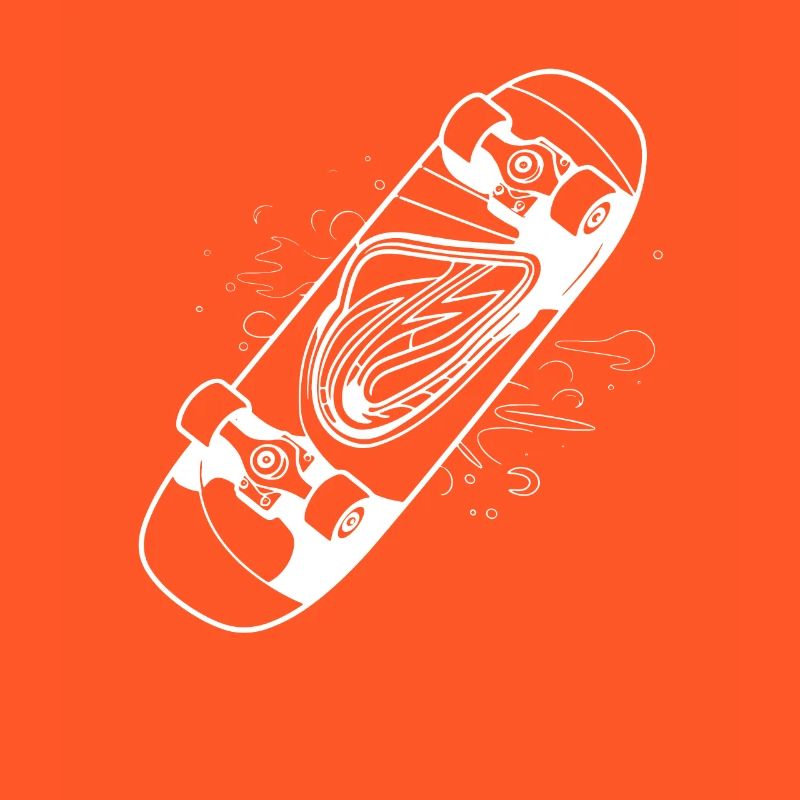 Skateboard Drawing