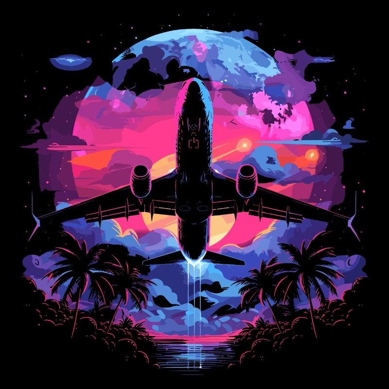 Avion rétro Retrowave