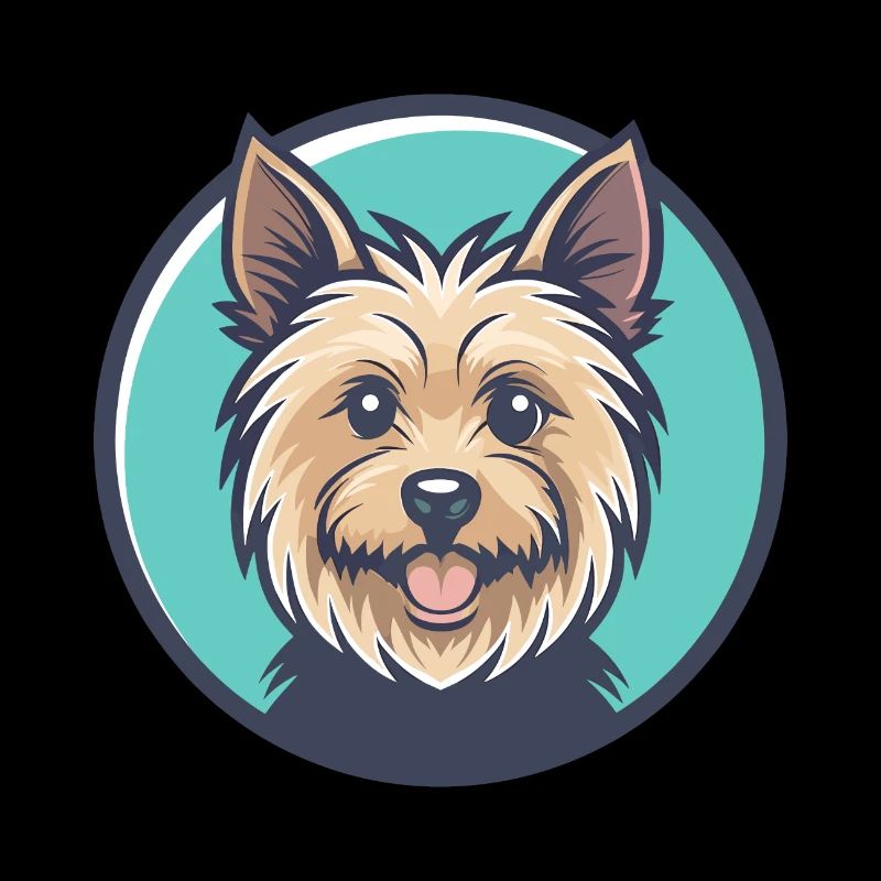 Australian Terrier Hunderasse Karikatur Kawaii