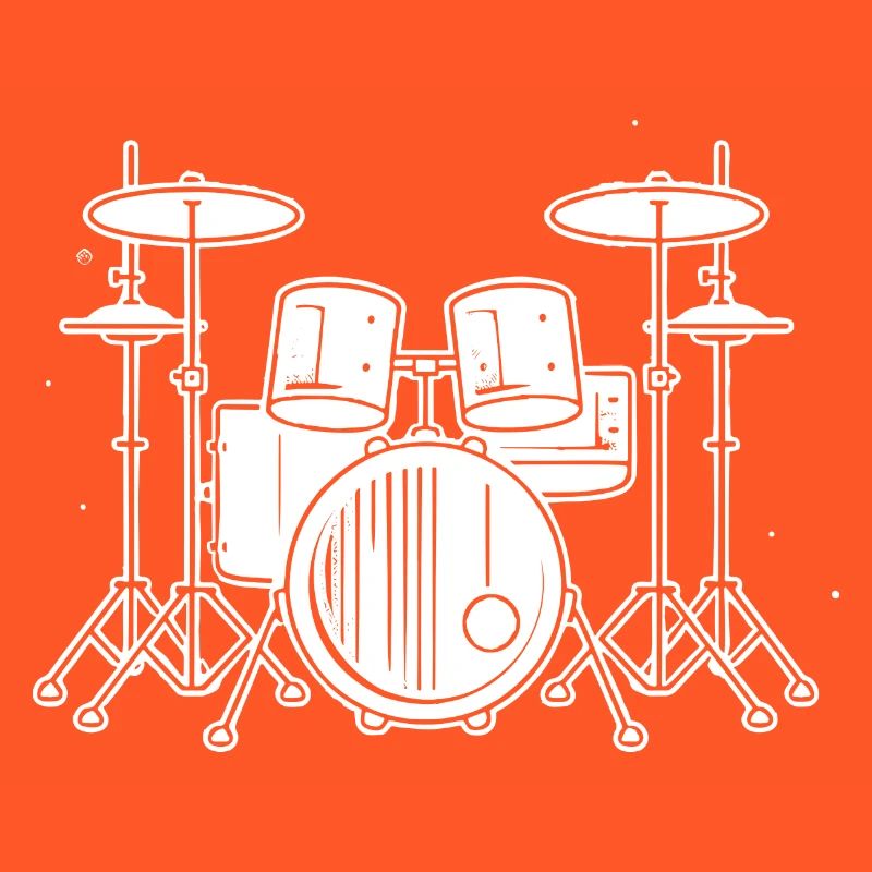 Drum Set Zeichnung