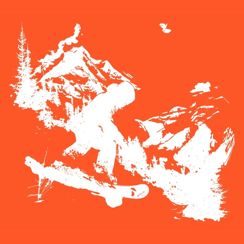 Graphismes de snowboard