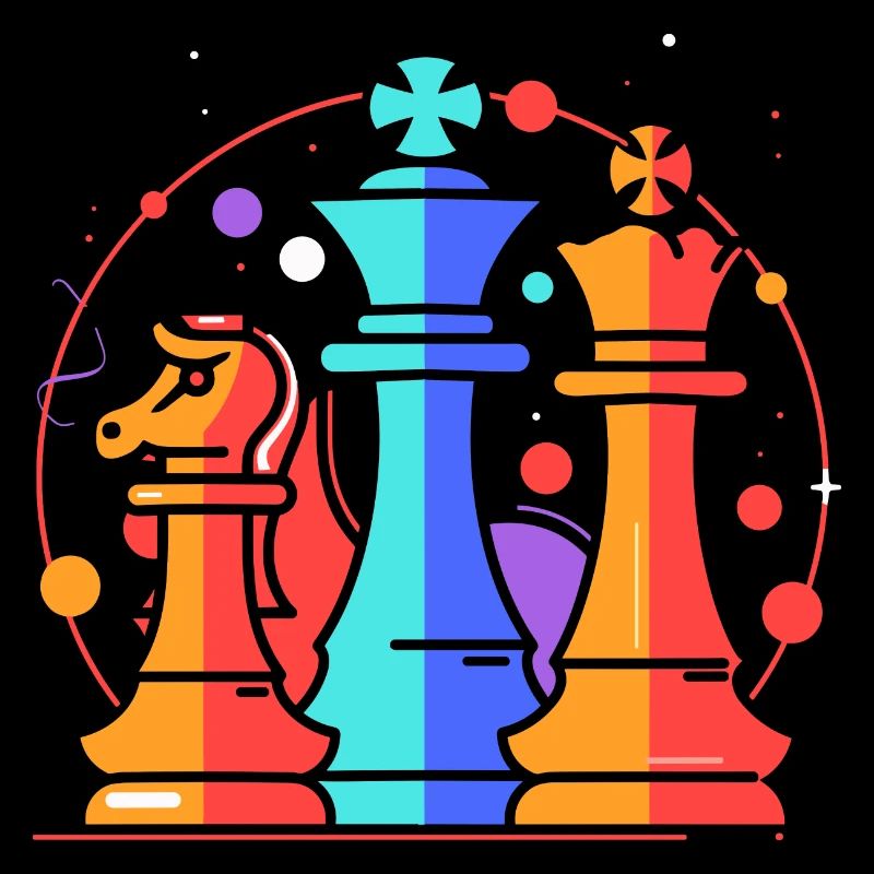 Chess Pieces Cartoon