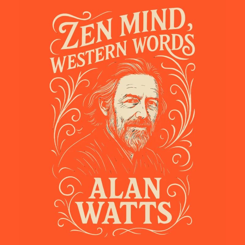 Zen Mind Westliche Worte Kunst