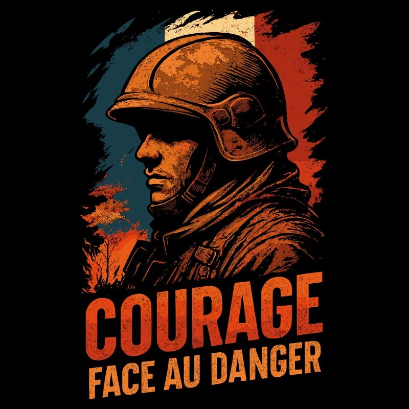 Pompier Courage Face au Danger – Héros Français