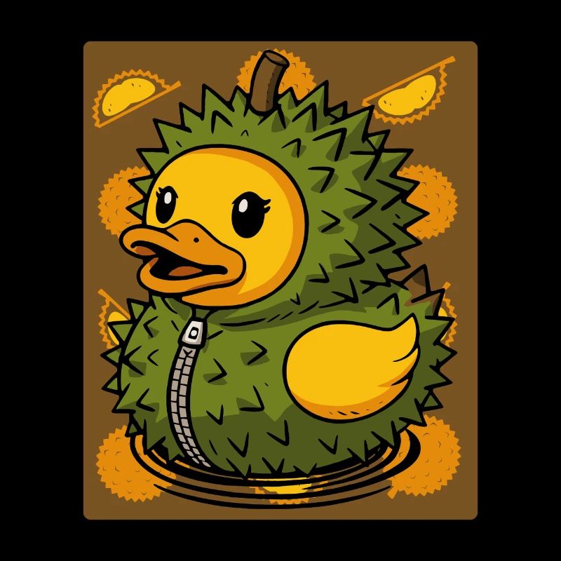 Chick in Durian Suit - Stinky Fruit