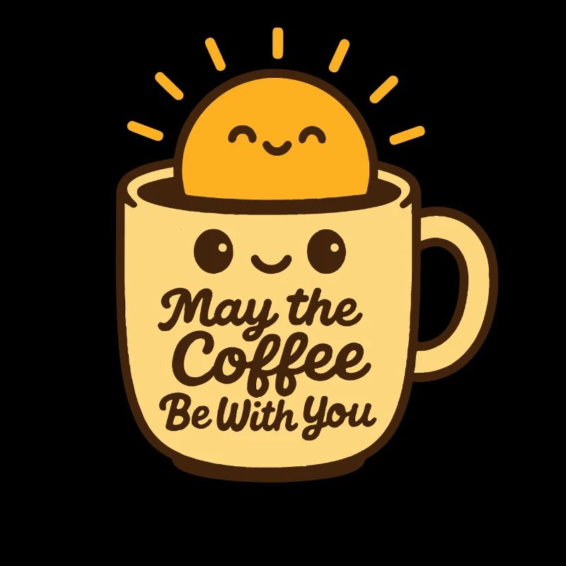 Que le café soit avec vous Amateurs de café drôles