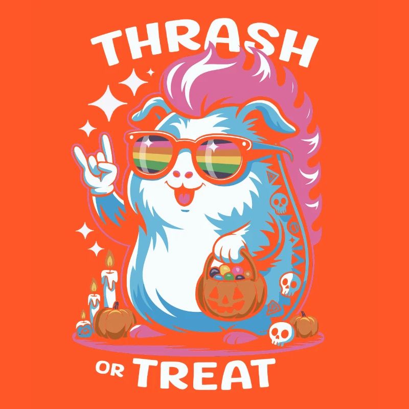 Effrayant cochon d’Inde hamster Halloween fun