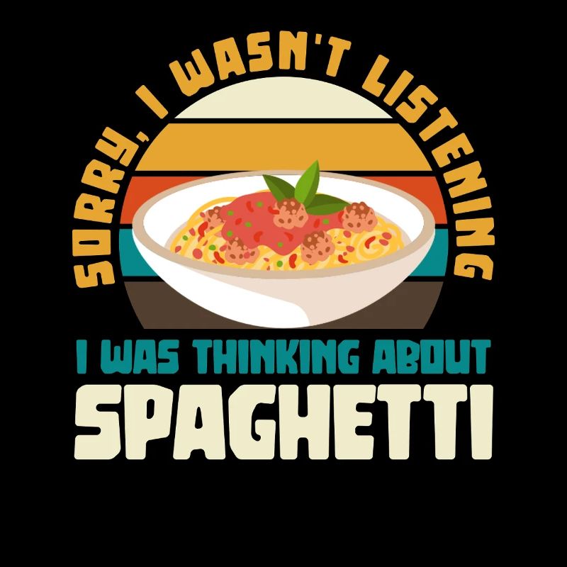 Spaghetti Réflexion Pause Rétro