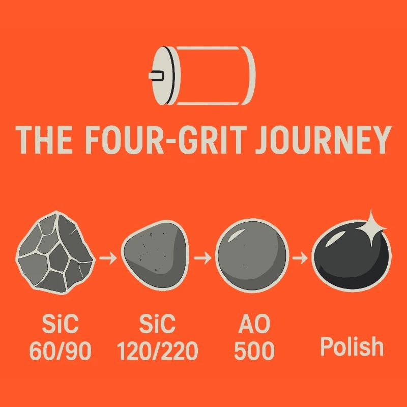 The four-step grinding process