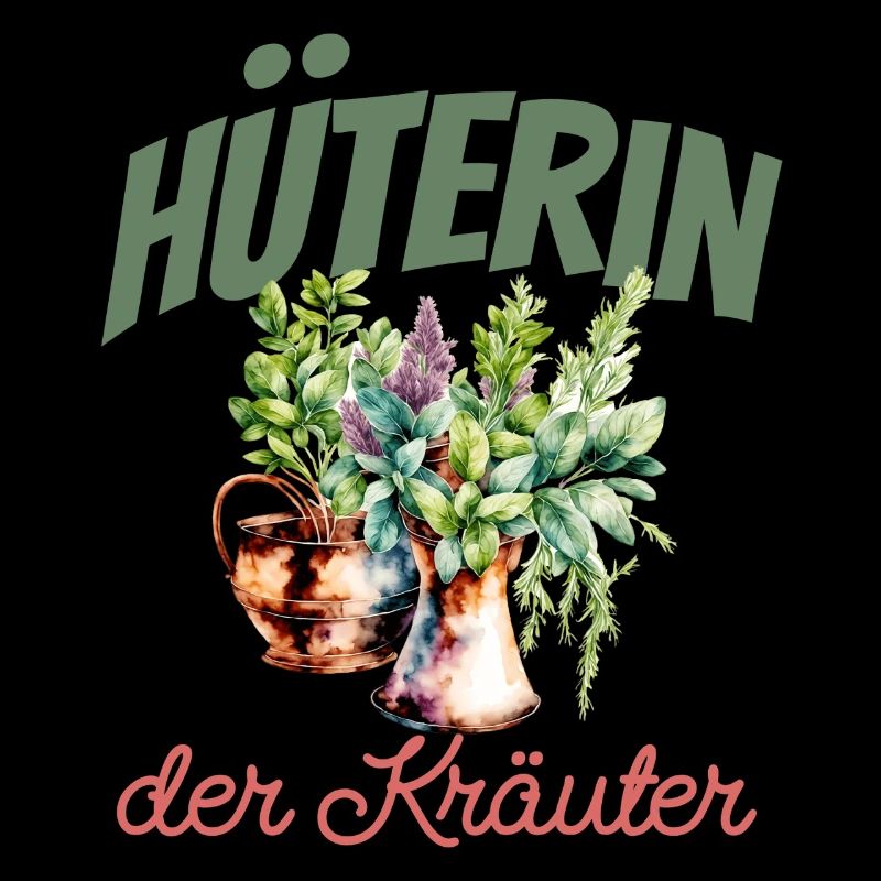 Mystical herb design for nature-loving witch