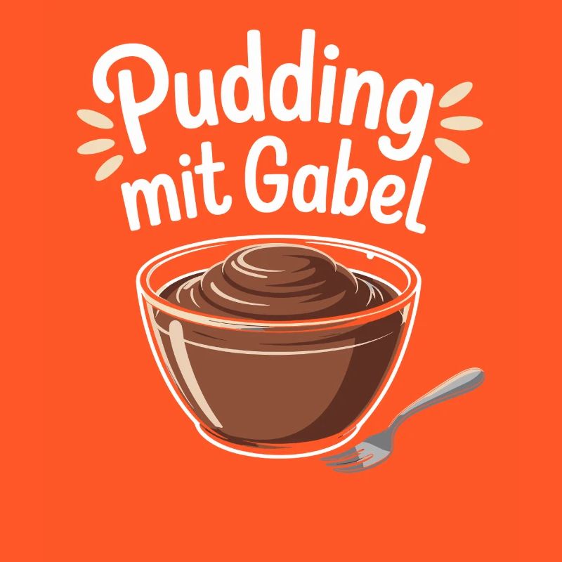 Pudding Mit Gabel