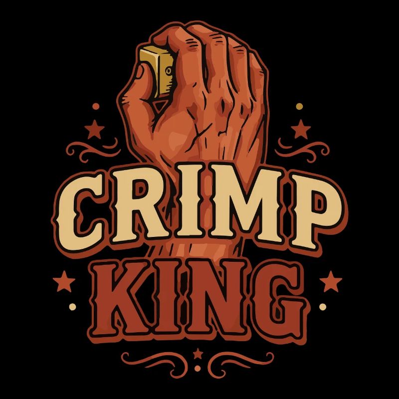 Crimp King Rock Climbing Bouldering Fun