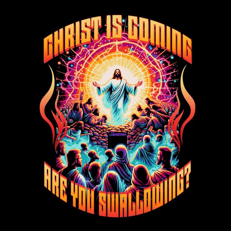 Le Christ arrive. Tu avale ? Inutilisable