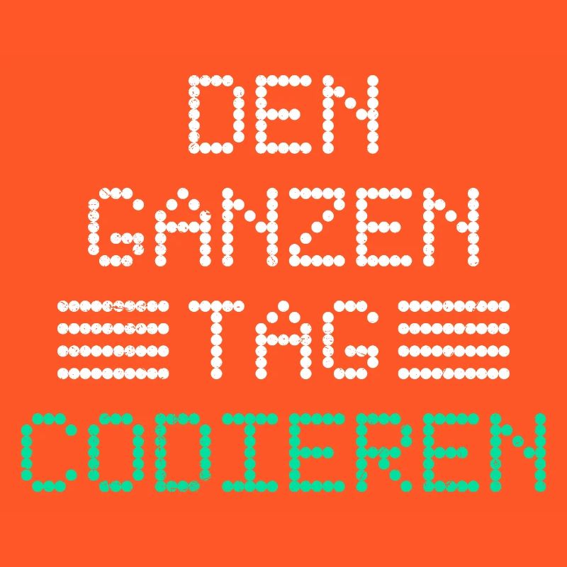 Nerd Computer DEN GANZEN TAG CODIEREN LUSTIG