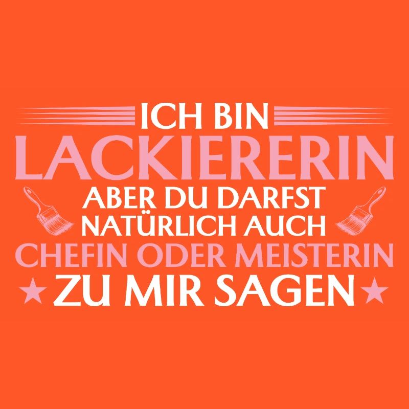 Handwerkerin Chefin oder Meisterin - Lackiererin