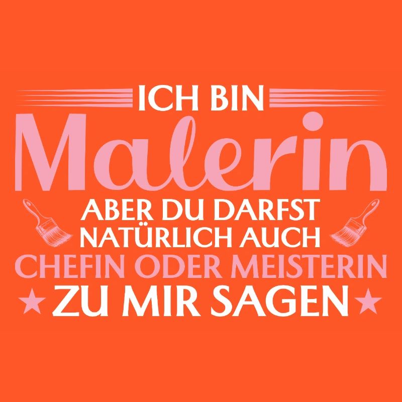 Handwerkerin Chefin oder Meisterin - Malerin