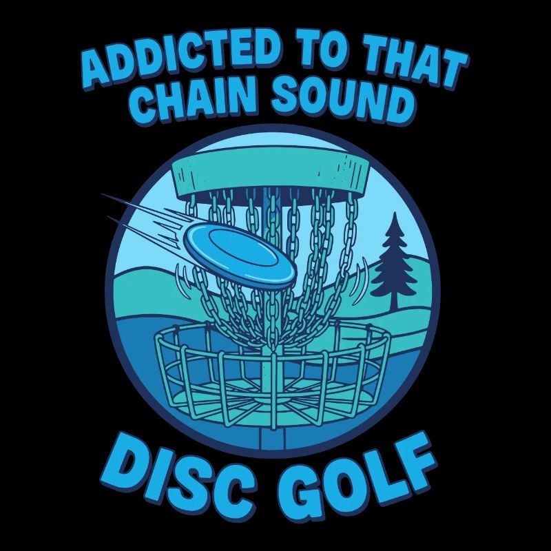 Accro à ce golfeur de disc golf à son de chaîne