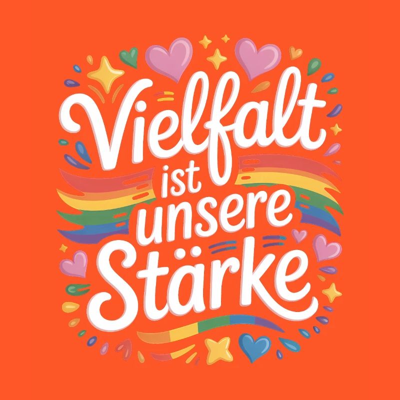 La diversité est notre force Rainbow LGBTQ Pride