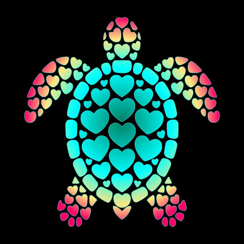 Valentine's Day Diver Turtle