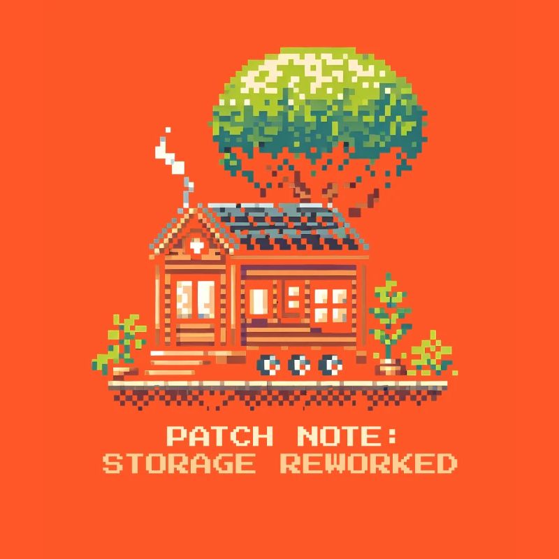 Storage space revised | Tiny House Order