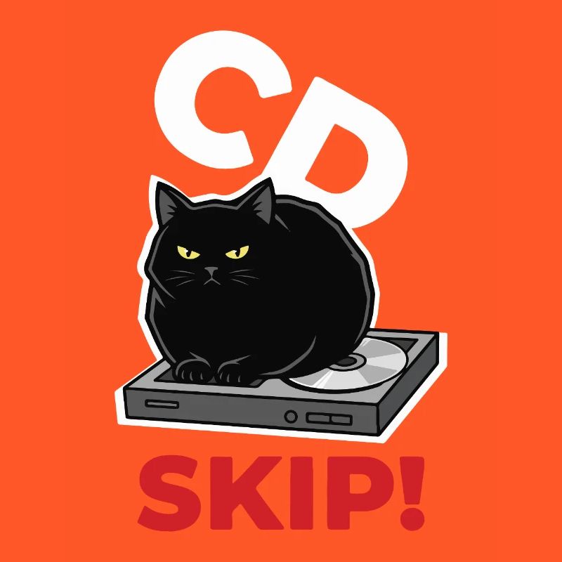 CD Skip Chat Music Humor