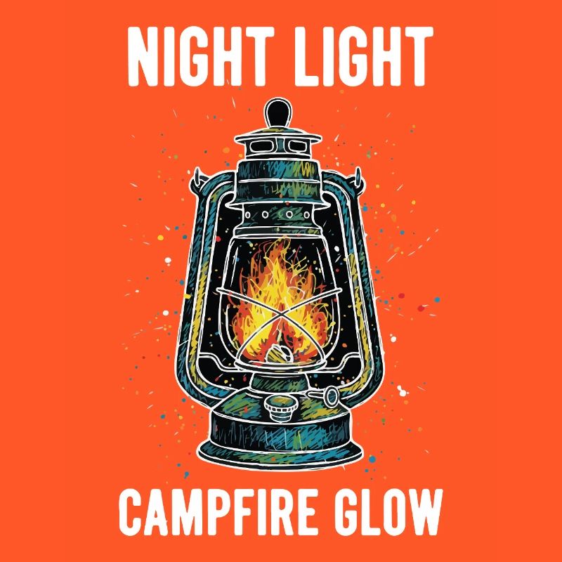 Night Light Campfire Glow Lantern