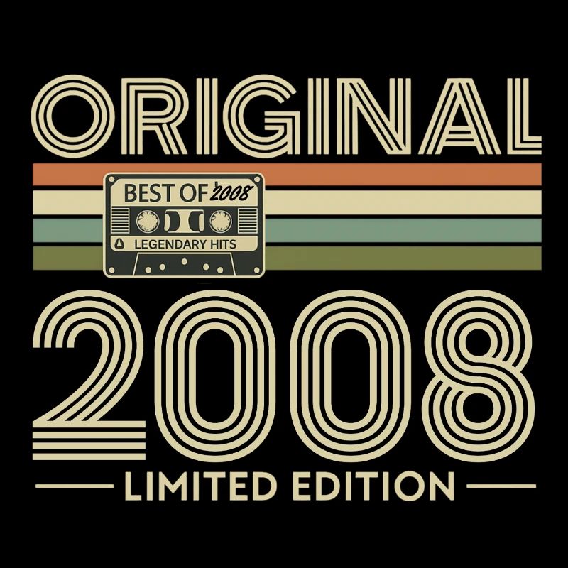 Original 2008 Vibes Cassette rétro