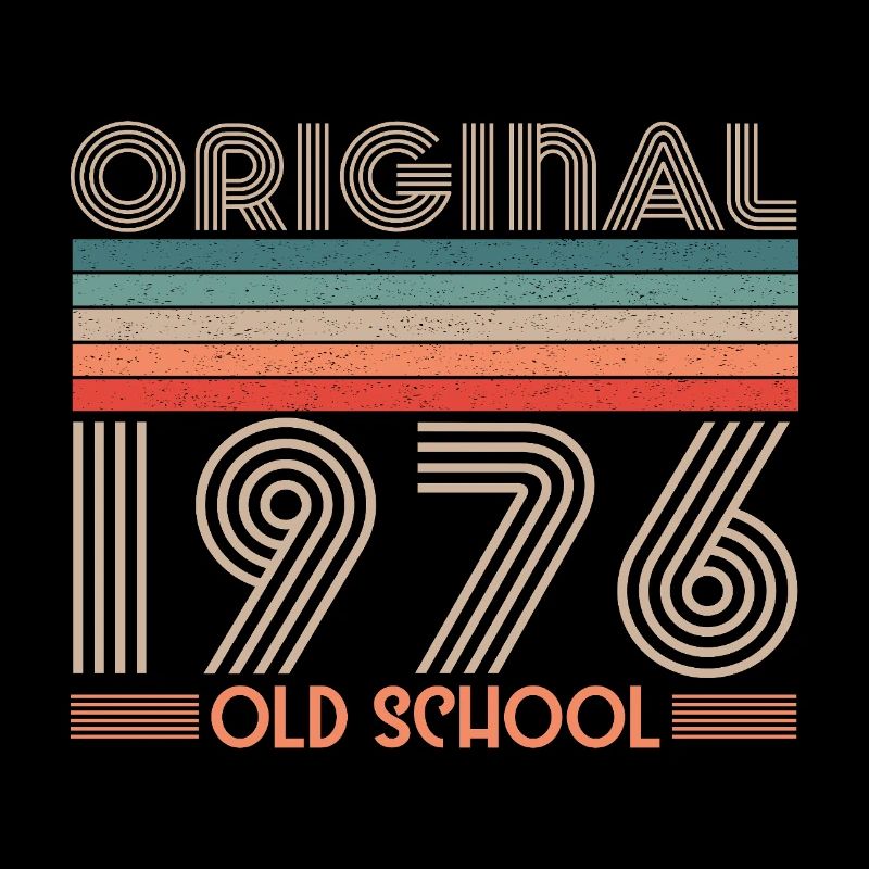 50e anniversaire original de l’old school de 1976