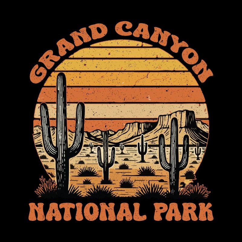 Parc national du Grand Canyon Rétro