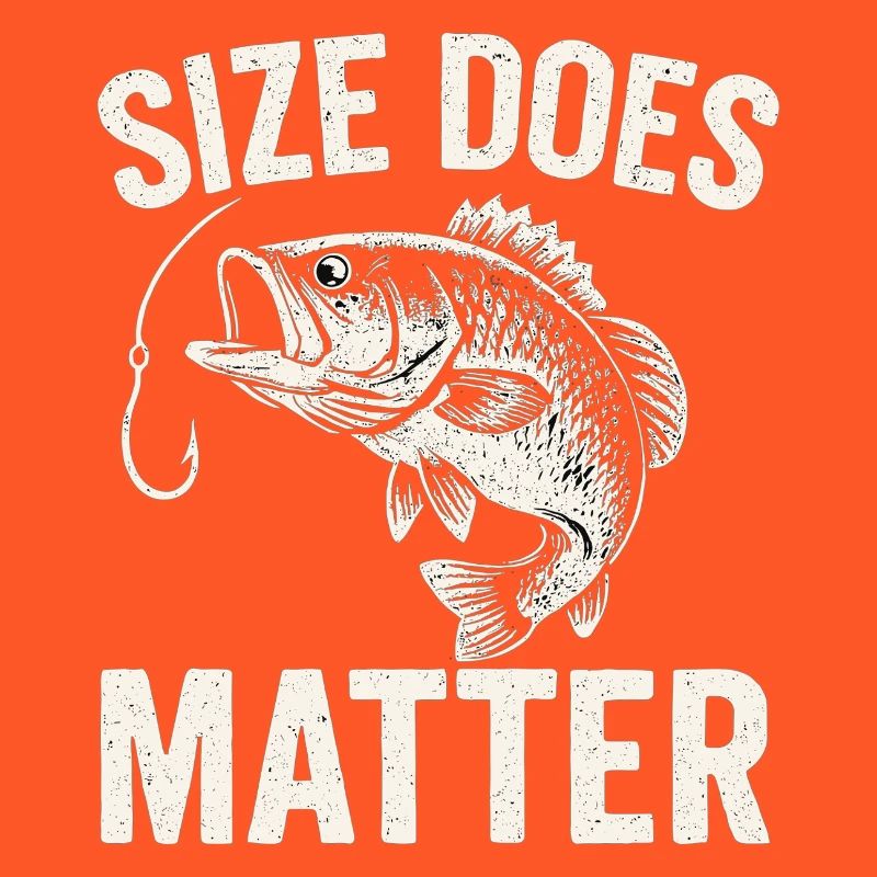 Size Does Matter - Funny Angler T-Shirt