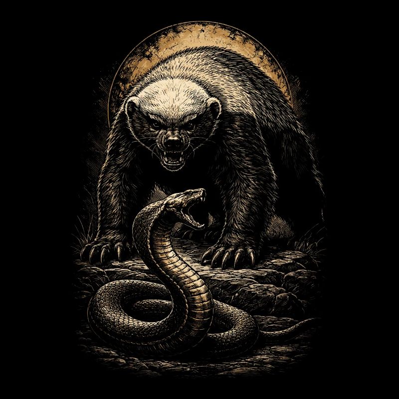 Honigdachs Honey Badger Tier