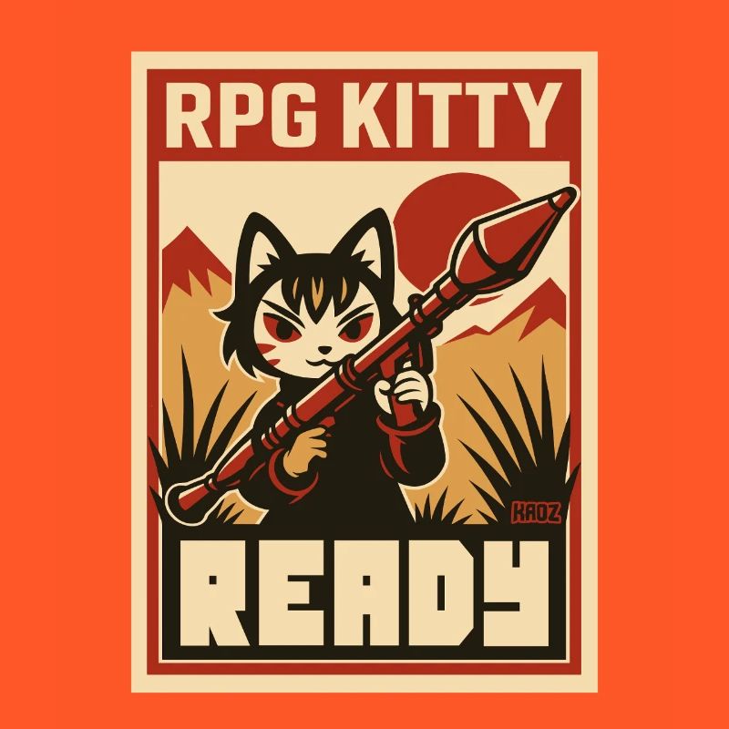 Affiche RPG Kitty Ready