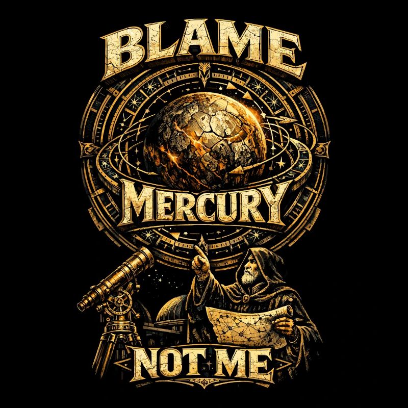 Astronomie Astronom Blame Mercury Not Me