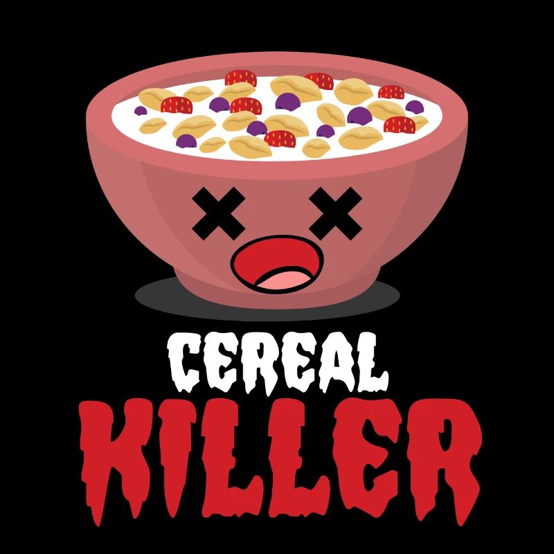 Cereal Killer Breakfast Humor Pun