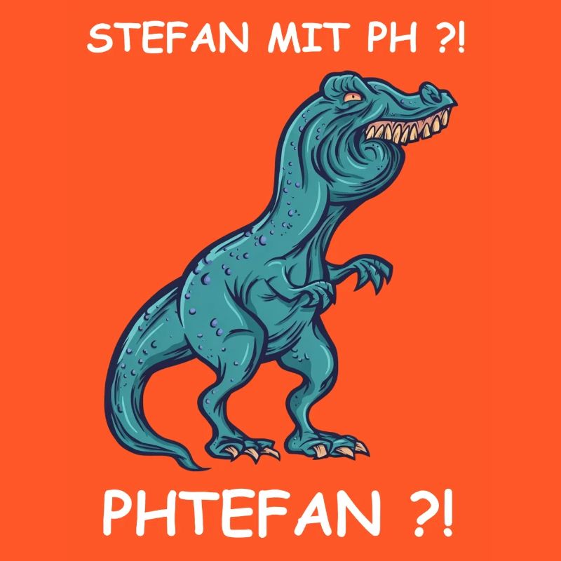 Blauer Dino mit Kick | Stefan
