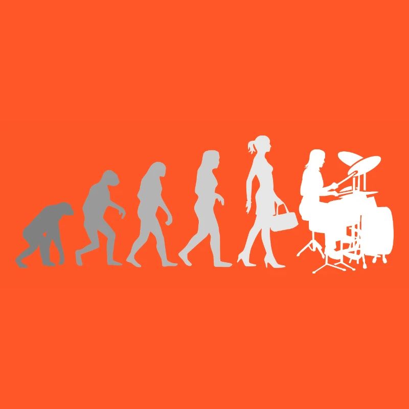 Evolution Schlagzeugerin Percussionniste