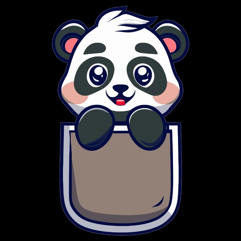 Panda Pocket Lustige und originelle Geschenkidee