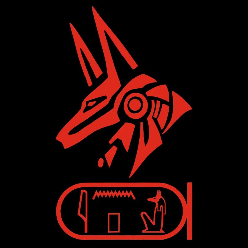Gott Anubis (rot)