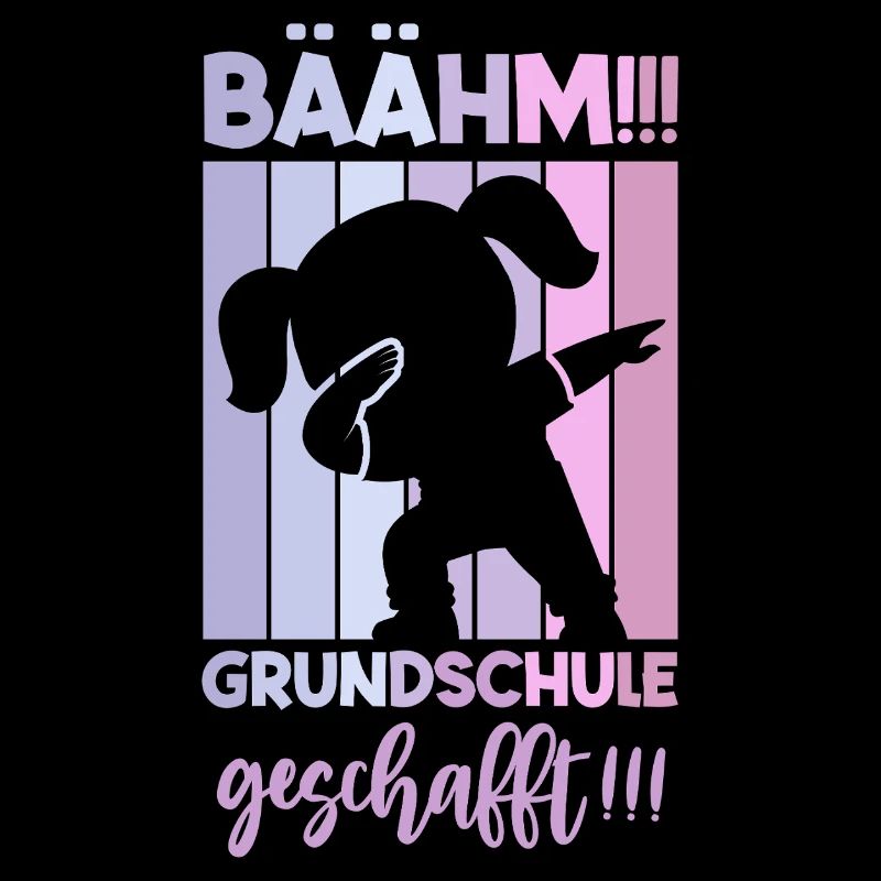 Grundschule Geschafft 2026 Mädchen Bääm Abschluss 