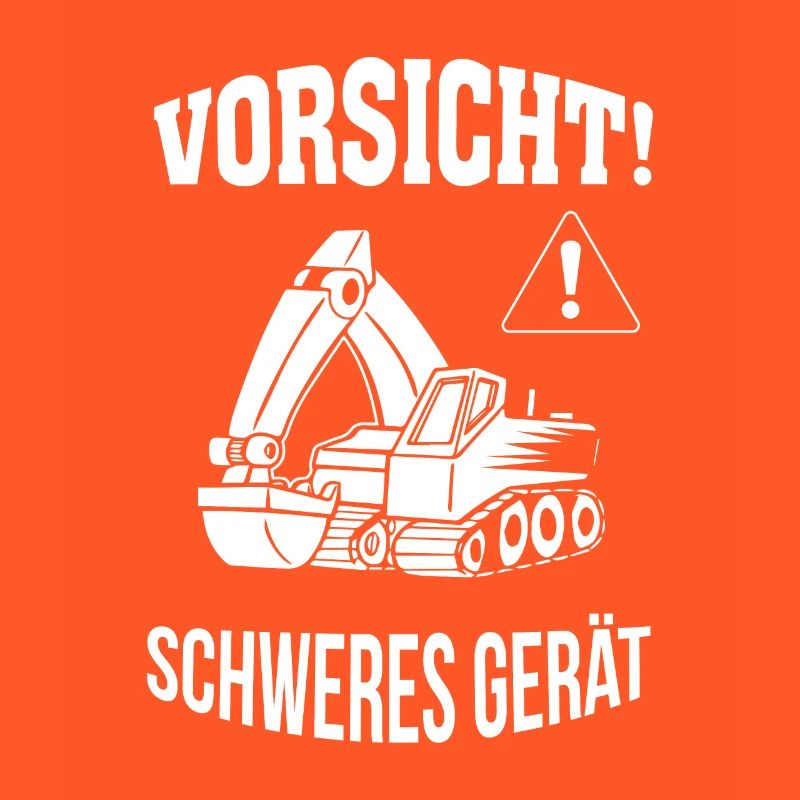 Bagger Baggerfahrer Baugeräteführer Schweres Gerät