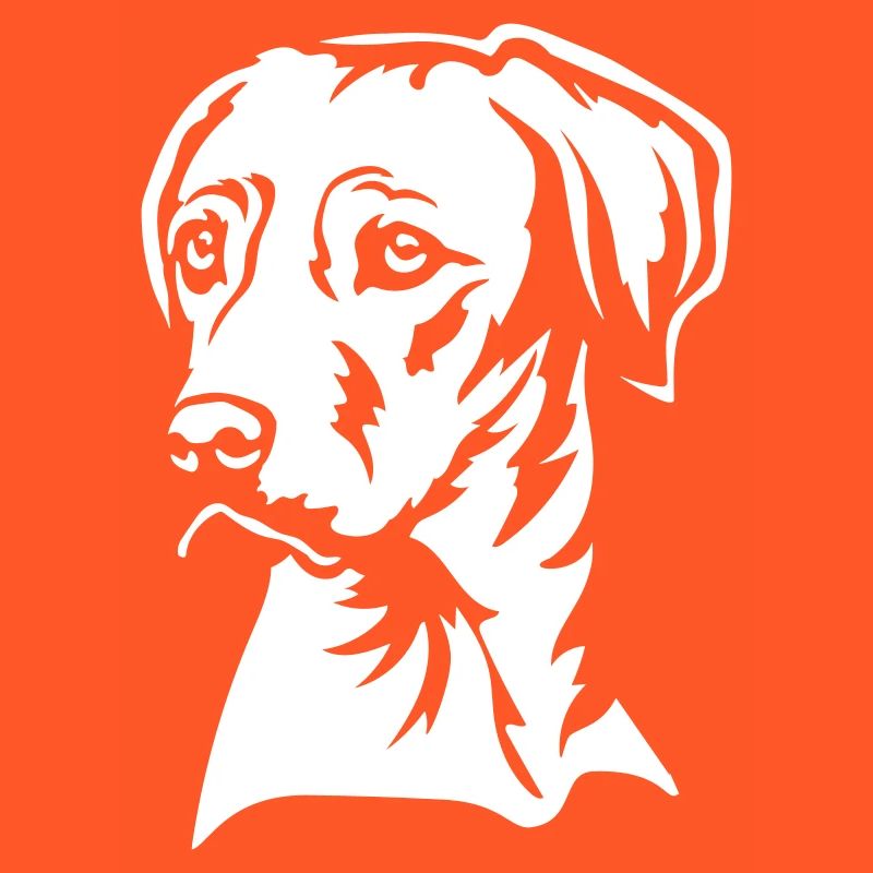 Rhodesian Ridgeback Kopf "Black Edition"