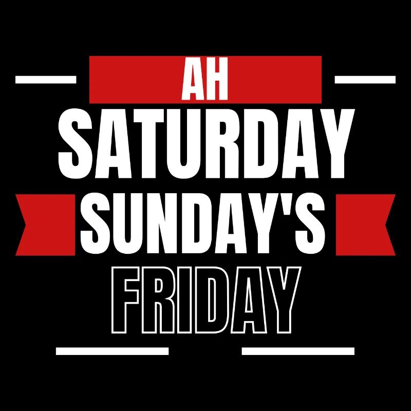 Ah Weekend Days Mashup Tee