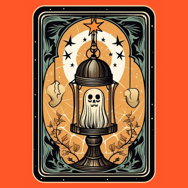 Fantôme dans une cage Cage de Tarot