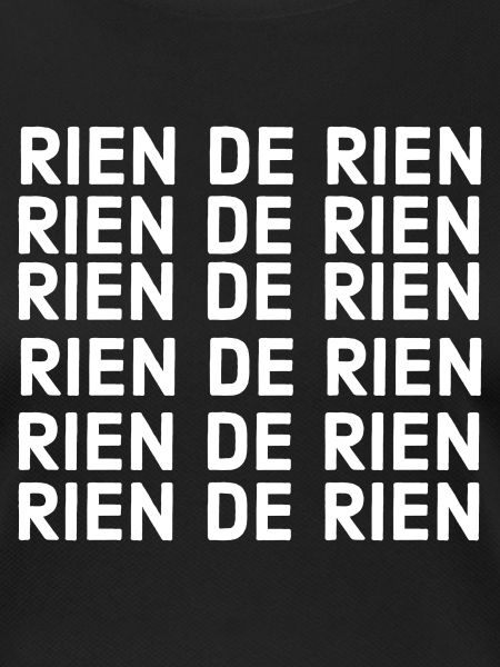 rien de rien